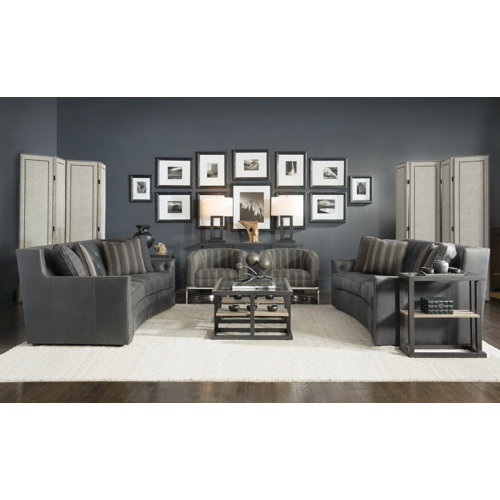 Bernhardt Candace 96'' Leather Sofa & Reviews Wayfair